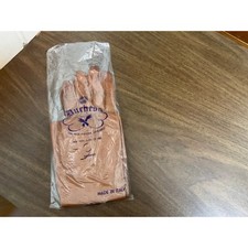 Vintage Duchess Italian Leather Opera Gloves Tan Caramel, New York Glove Co
