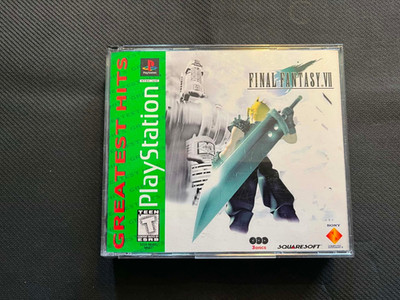 Final Fantasy  VII 7  PlayStation 1 Greatest Hits Extremely Good Condition CIB.