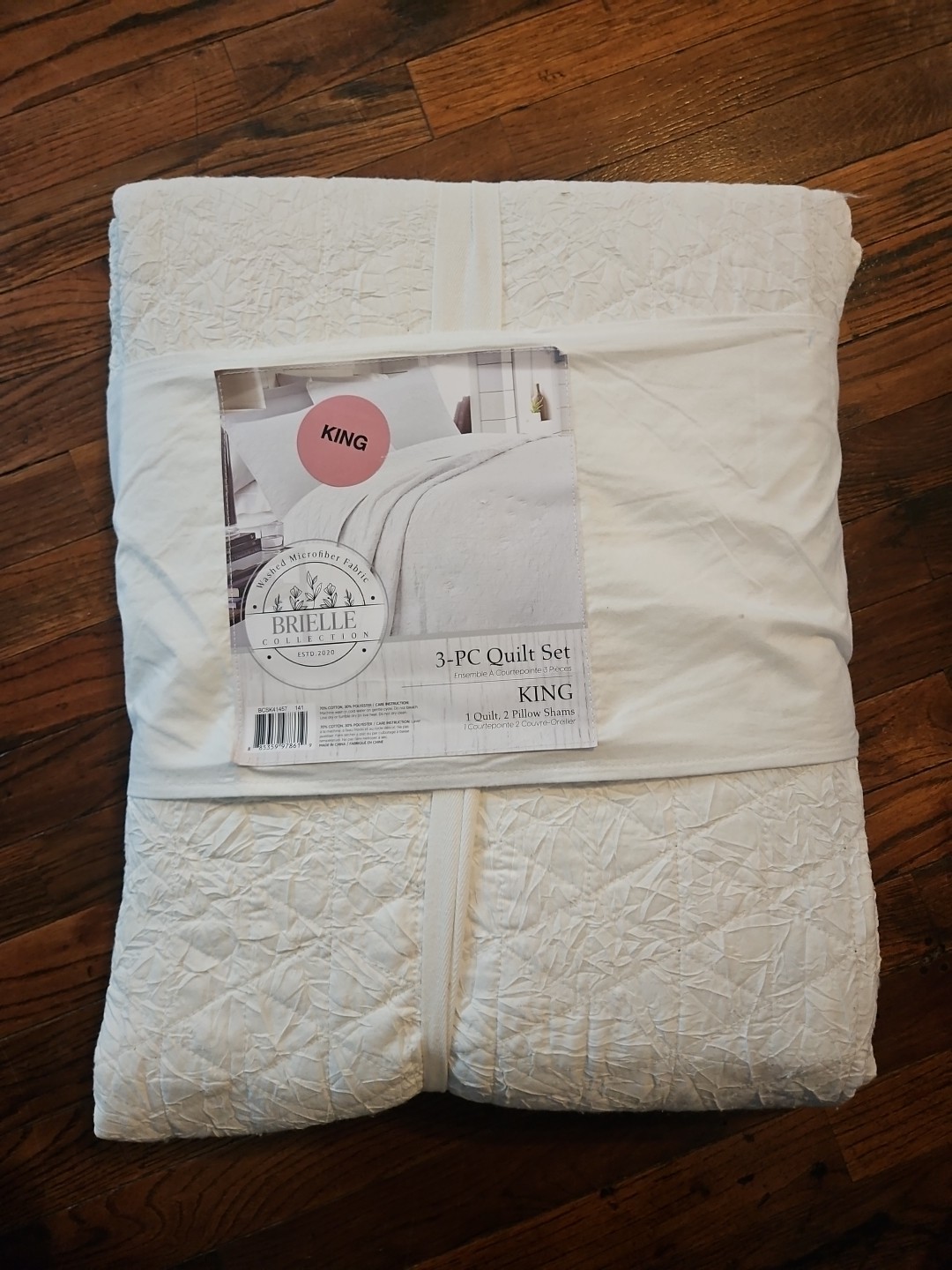 Brielle 3-PC Quilt Set, King