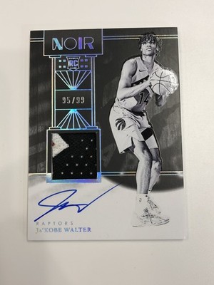 2024-25 Noir Basketball Ja'Kobe Walter #315 Autograph Patch 95/99 RC Rookie