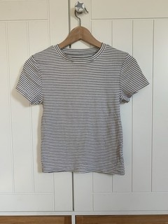 H&M Mädchen T Shirt Gestreift Gr. 158 Basic Top