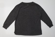 Womens UK Size L primRK Grey Pullover Sweatshirt