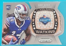 2014 Prizm Class Rings Die-Cut RC #CR5 Sammy Watkins Bills FOOTBALL Card A8