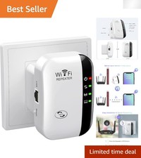 Wifi Extender Signal Booster up to 5000Sq.Ft and 55 Devices, Wifi Range Extender