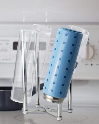 Drying Rack, Stainless Steel Kitchen Stand Holder for Bottles, Cups and Plastic