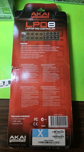 Akai LPD8 LPD 8 LPD-8 USB Laptop CONTROLLER BRAND NEW & SEALED - Picture 5 of 5
