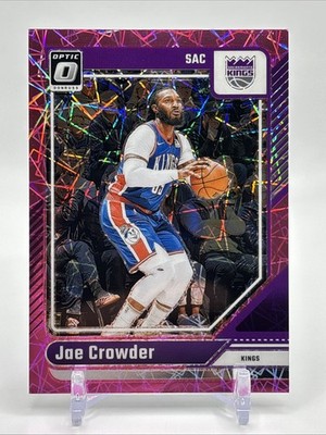 2024-25 Panini Donruss Optic Jae Crowder #52 Pink Velocity Prizm /79 SSP Kings
