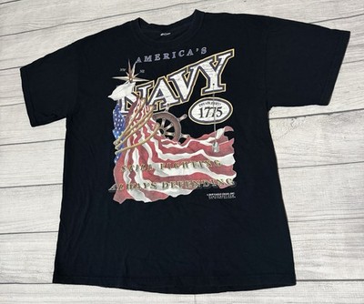 United States Navy Eagle Crest Graphic T Shirt Size XL No Tag 2010 Flag Freedom