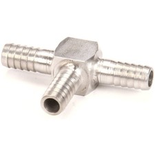 Multiplex 7007 Tee 3/8 Barb Ss