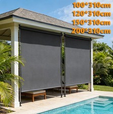 Senkrechtmarkise Außen Klemmmarkise Balkon Vertikal Außenrollo Markise