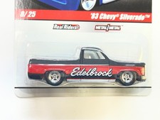 2010 HOT WHEELS SLICK RIDES '83. CHEVY SILVERADO 8/25 METAL/METAL W/REAL RIDERS