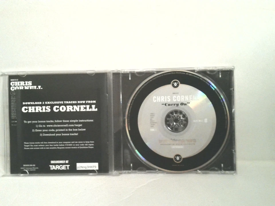 Chris Cornell Carry On 2007 W/2 BONUS DOWNLOADS RARE OOP Foto 3 de 3