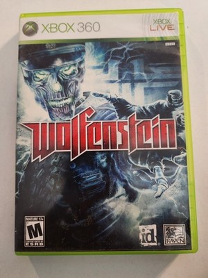 Wolfenstein (Microsoft Xbox, 360 2009) Complete w/ Manual CIB Tested Working EUC