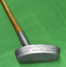 VERY RARE  NEAR MINT Hickory Shaft 1903 Schenectady 34.5" Putter  H306