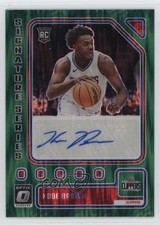 2023-24 Donruss Optic Signature Series Green Shock Prizm Kobe Brown Auto 0l8y