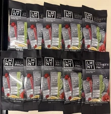 LMNT 3-Stick Variety Pack x10 - Electrolyte Drink Mix - Keto Hydration