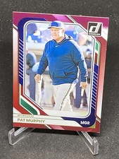 Pat Murphy 2026 Panini Donruss Baseball #21 Red /250 Milwaukee Brewers