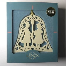 Lenox Victorian Carolers Bell Christmas Tree Ornament with Box USA