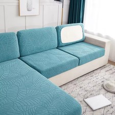 Waterproof 1/2/3 Seater Sofa Seat Cushion Cover Stretch Couch Protector Velvet S