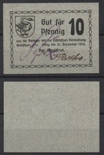 30532 - NOTGELD BENTSCHEN (heute: Zbaszyn), Stadt, 10 Pf, -31.12.1918, Tieste