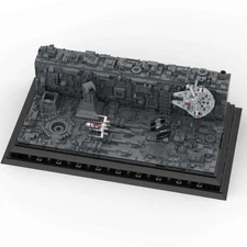 Micro Space War View Building Block Set,Creative Activity Hobbies, Display fo...