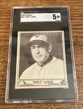 1940 Play Ball #231 Dolf Luque Cincinnati Reds - SGC 5 EX