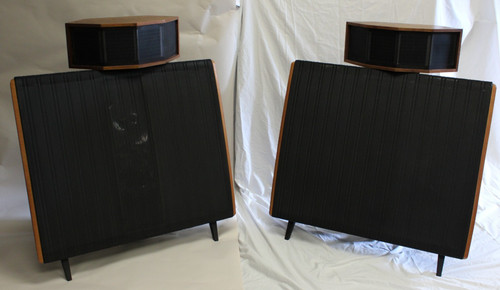 Quad ESL‑57 fully restored Electrostatic Loudspeakers + Janszen Z‑130 Tweeter Mo