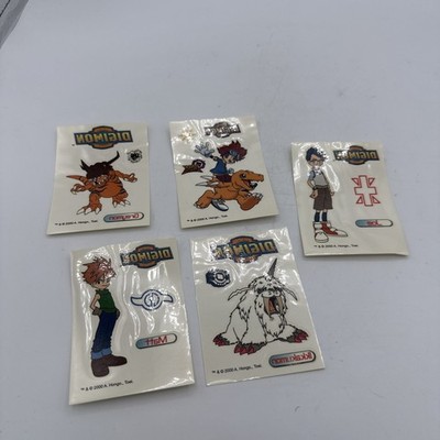 Vintage Digimon Tattoos 2000 Lot