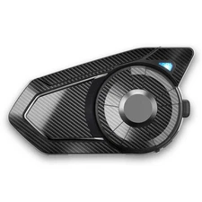 For SENA 30K Skin Decal Wrap Stickers Glossy Carbon Fiber