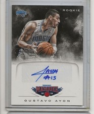 2012-13 Panini Marquee Rookie Signatures #60 Gustavo Ayon RC