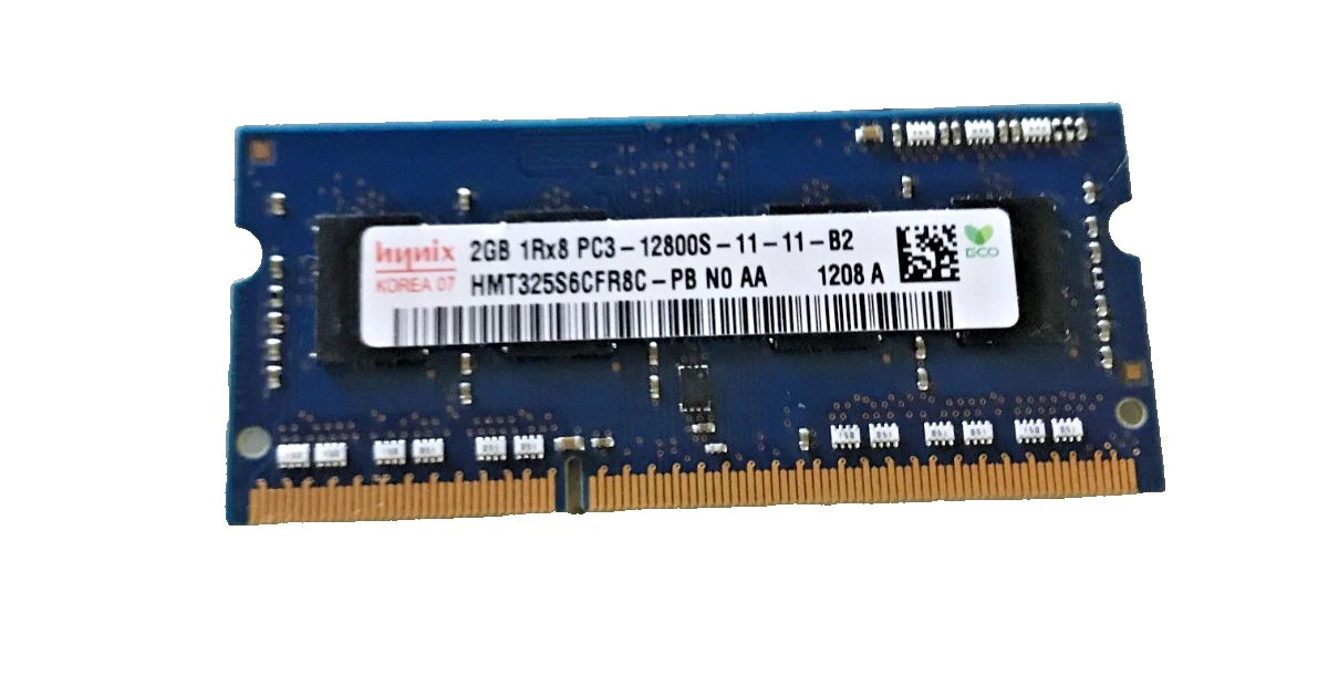 Lot De 10 Barrettes RAM DDR3 2GB PC3-12800 (1600 MHz) - DIMM - Occasion Testées OK