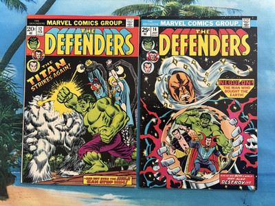 THE DEFENDERS #12 & #14 -(VF/NM) - MARVEL COMICS - LOT OF 2 - BRONZE AGE