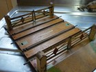RARE HORNBY MECCANO O GAUGE  BEWARE OF TRAINS DOUBLE LEVEL CROSSING