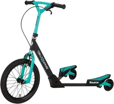 Razor Deltawing Scooter Black/Mint Green, One Size