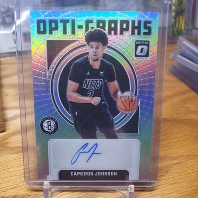 2024-25 Panini Donruss Optic Opti-Graphs Holo Prizm 1/25 Cameron Johnson Auto