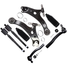 8Pcs Front Lower Control Arm Ball Joint & Rack Bellow For 2002-2003 Toyota Camry