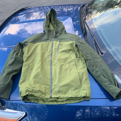 Flylow Vector Men's Jacket, Pine/Moss, Medium