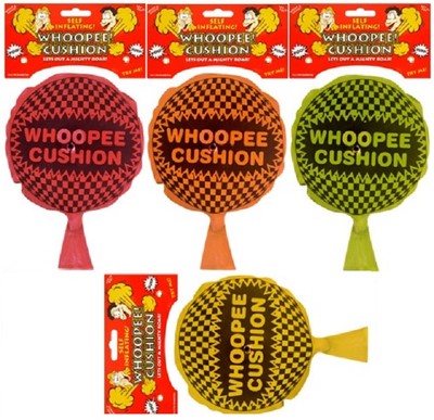Whoopee Kissen Selbstaufblasend Jumbo Woopee Whoopie Witz Furz 16 cm Neu