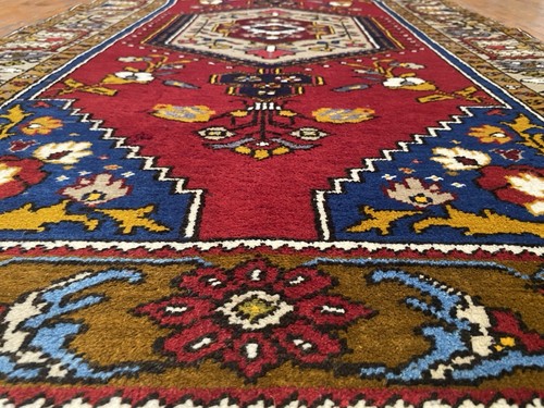 Exquisite Cappadocia Carpet 1950-1960's Wool Pile 3'8”x7’ Yahyali Area Rug - Picture 6 of 16