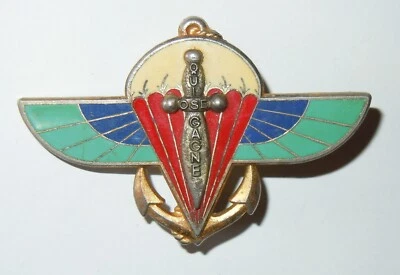 INSIGNE 2° R.P.I.Ma - PARACHUTISTES INFANTERIE DE MARINE - Delsart - Photo 1/2