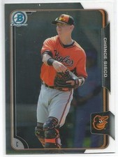 Chance Sisco Baltimore Orioles 2015 Bowman Chrome Prospect Card