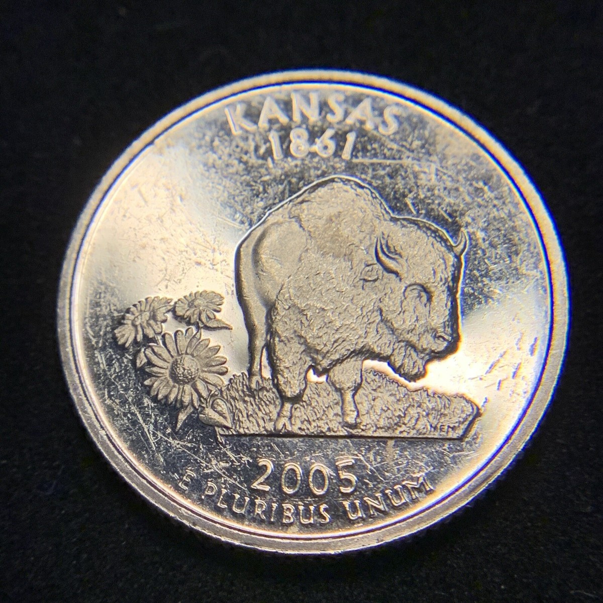 PROOF-2005 “S” Kansas US 25c Washington State Quarter! | eBay