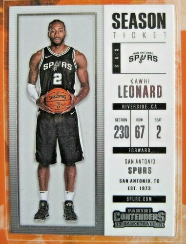 2018 National Sports Convention Badges PANINI Contenders Kawhi Leonard John Wall - Picture 4 of 6