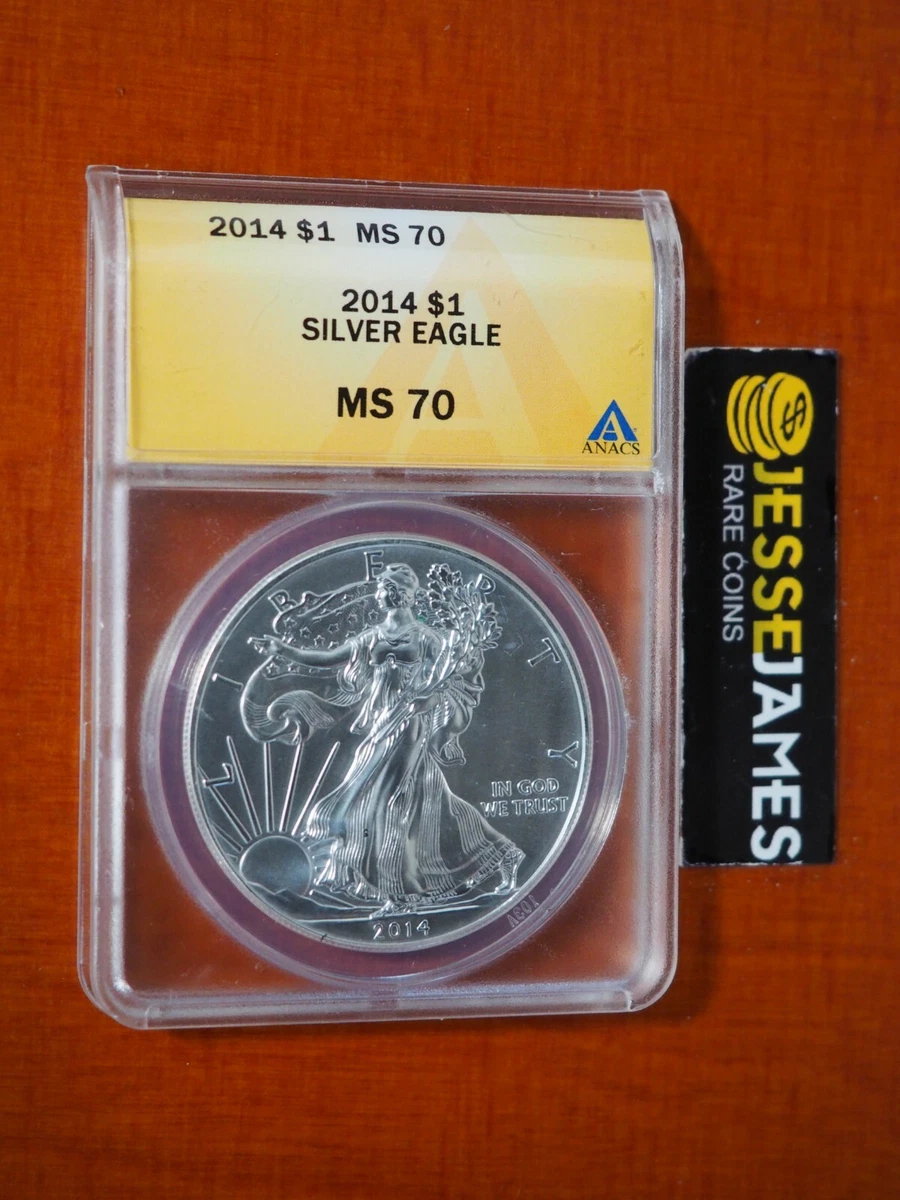 2014 Grade MS 70 ANACS Certified Silver Bullion Coins for sale | eBay