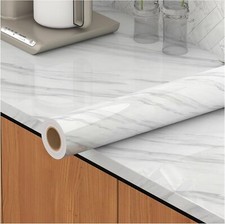 10M Marble Contact Paper Self Adhesive Wallpaper Vinyl Sticky Back Plastic Roll