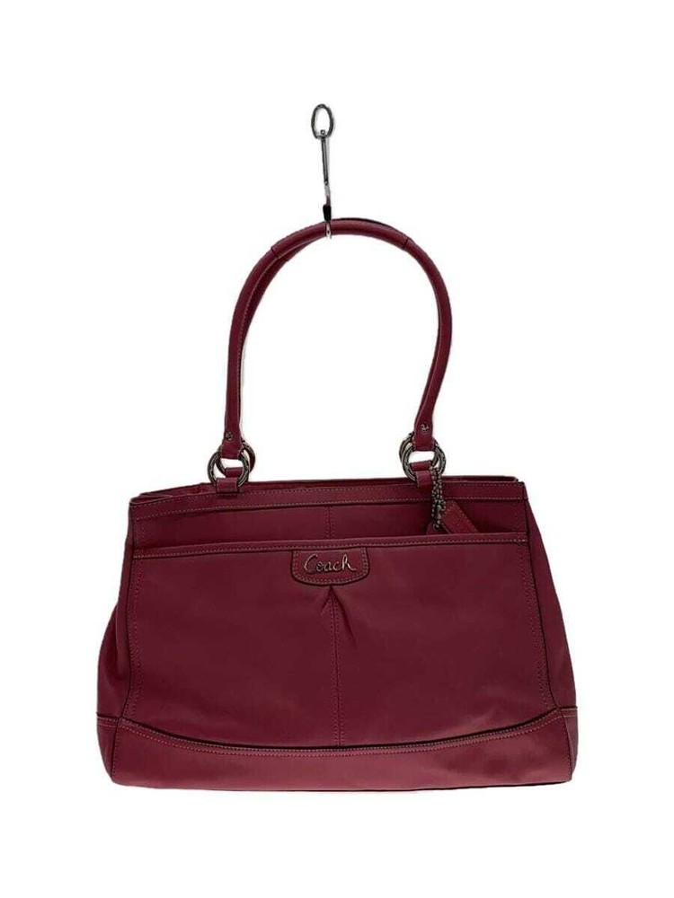 COACH Handbag Leather PNK Solid Color F19728
