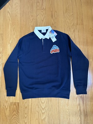 Mango Man Rugby Polo Shirt Navy Size L