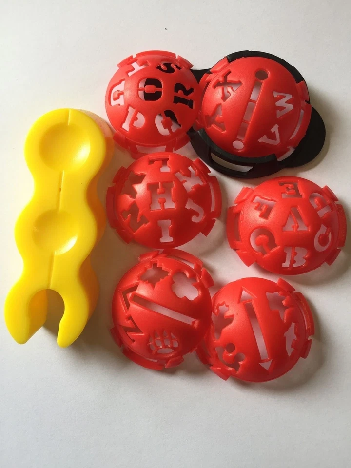 6 Stück JL Golfball Schablone Schablone Align-em-up & GRATIS Tempo Putting Tray