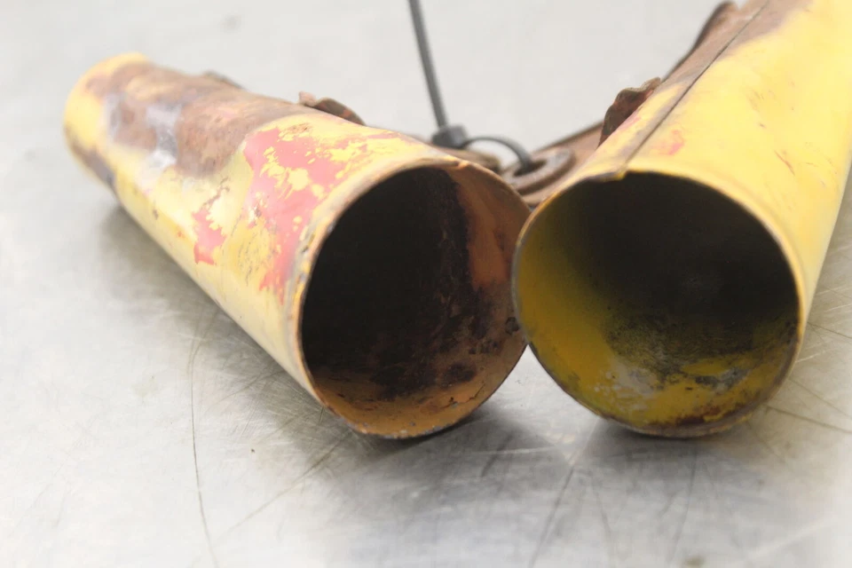 1967 Yamaha YL2 100 FRONT LEFT RIGHT FORK GUARDS SHIELDS COVERS U718 - Image 4 of 4