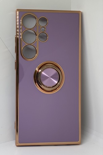Tnamu For Samsung Galaxy S24 Ultra Purple/Gold New - Picture 2 of 4